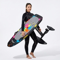 Planche de surf électrique hydrofoil en fibre de carbone 8000W, motif Splash, unisexe