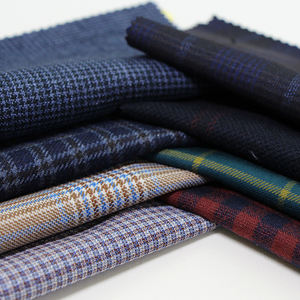 70 wol 30 poliester campuran setelan kain tahan kerut kain tenun tahan angin setelan jaket celana Khusus - Product Image 3