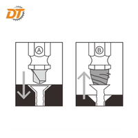 Kit d'extracteurs de vis HSS DT 4 pièces pour vis endommagées/cassées/abîmées, outil de retrait de vis, personnalisable OEM/ODM