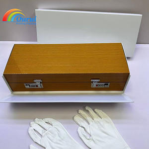 Caja de Madera para Relojes de 5 Ranuras, Directo de Fábrica, Organizador de Relojes de Lujo, Caja para Relojes de Marca Famosa Verde y Amarilla, Logotipo Personalizado Disponible - Product Image 2