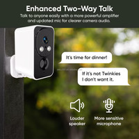 New Camera 2K HD Indoor/Outdoor Wi-Fi Smart Home Security Camera with Ai Detection 2-Way Audio Waterproof Battery Camera