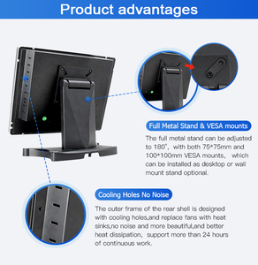 15 inch duy nhất Máy tính để bàn kép hệ thống <span class=keywords><strong>POS</strong></span> tất cả-trong-một máy với 1024*768 cảm ứng điện dung màn hình J1800 <span class=keywords><strong>Core</strong></span> i3 <span class=keywords><strong>POS</strong></span> thiết bị đầu cuối - Product Image 2