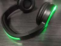 Casque de disco silencieux LED de luxe personnalisable RF770, couleurs RGB, portée de 500 mètres, système de disco silencieux multicanal pour soirée dansante