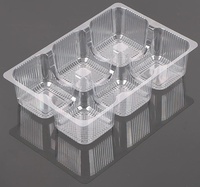 Fabricant de boîtes à biscuits automatiques avec séparateurs, boîtes à biscuits transparentes roses, boîtes à biscuits sur mesure, machine de thermoformage