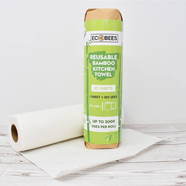 Eco Friendly Recyclable Money Saving 100x Uses Organic Biodegradable Bamboo Reusable Paper Towels