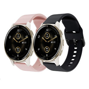 Bracelet en silicone 18mm 20mm 22mm pour <span class=keywords><strong>Garmin</strong></span> Vivoactive 3 4 4s Bracelet de <span class=keywords><strong>montre</strong></span> Venu 2s <span class=keywords><strong>SQ</strong></span> <span class=keywords><strong>2</strong></span> Venu2 Plus Bracelet Forerunner 645 Bracelet - Product Image 1
