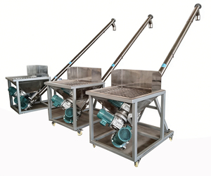 Sistema de Manejo de Lodos para Tratamiento de Aguas Residuales Dahan 1-5t/h, Transportador de Tornillo Inclinado sin Eje de Acero al Carbono para la Industria Química - Product Image 1