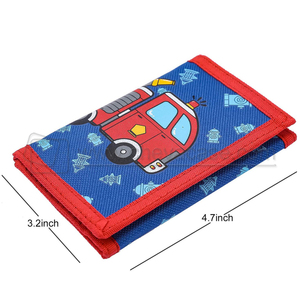 Carino Stampa Del Fumetto Del Raccoglitore per I Ragazzi Tri-fold Cards Holder Bambini Borsa Del Portafoglio - Product Image 6