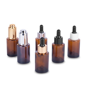 Manufacture White Frosted Transparent 1oz 30ml Push <b>Button</b> <b>Press</b> Pump Serum Oil Glass Dropper Bottle 20ml 30ml 40ml 50ml 60ml - Product Image 6