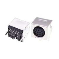 Connecteur DIN-903 PS2, prise circulaire DIN, connecteur jack 9 broches, noyaux de contact, série MDC, prise mini DIN femelle, connecteur jack DIN