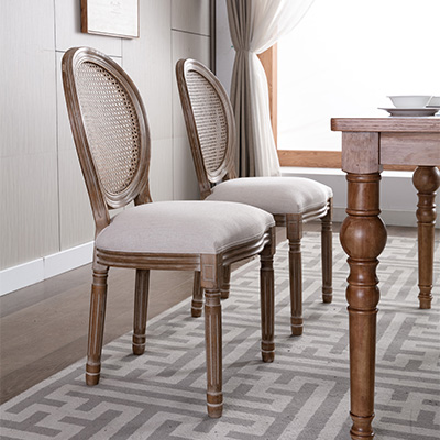 white fabric/rope back/no armrests