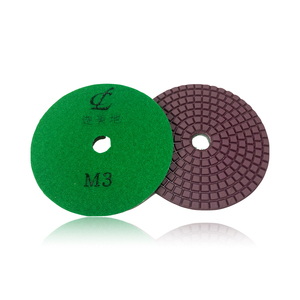 Almohadillas de pulido de diamante de pulido fino, 4 pulgadas, para granito, hormigón, mármol - Product Image 1