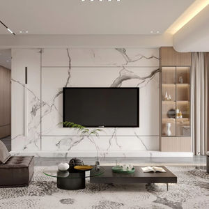 Mobile TV Contemporaneo Regolabile con Camino Elettrico e <span class=keywords><strong>Design</strong></span> Moderno in Legno per Soggiorno di Lusso - Product Image 2