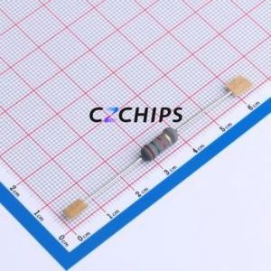 RSS 2W 1K J ตัวต้านทานผ่านรู T52ส่วนประกอบของรู (THT) ฟิล์มออกไซด์โลหะ D4.5xL11mm 1Kohm 5% โอห์ม - Product Image 1