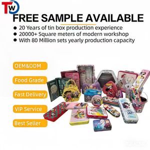 Boîte en fer multifonctionnelle, pour aliments, crayons, pinceaux de maquillage, boîte à outils avec une petite poignée - Product Image 3