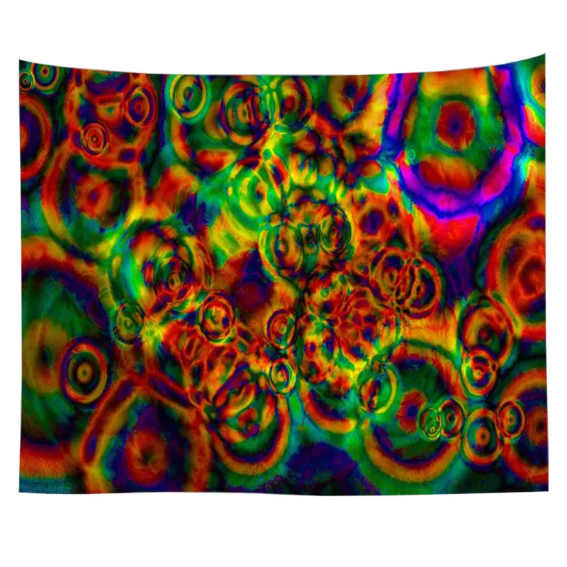 3D Print Trippy Tapestry Bohemian Psychedelic Tapestry Hippie Wall Hanging for Bedroom Living Room Decor