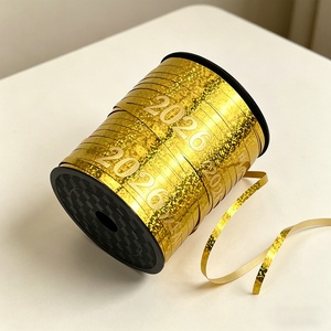 Nastro dorato con glitter Party Love, 500 m, decorazione per feste, ideale per feste di compleanno, matrimoni, anniversari - Product Image 5