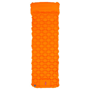 Colchón inflable ultraligero de una sola prensa, almohada ligera de material de nailon, tienda de campaña plegable portátil, almohadilla para dormir para - Product Image 4