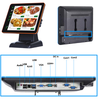 POS-система LXQ-1501 с 10-точечным емкостным сенсорным экраном и ОС Windows 10 для отелей и ресторанов
