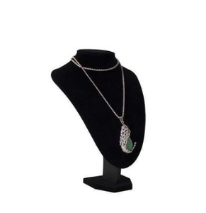 Expositor de Joyería de Lujo en Terciopelo Brillante y Plástico, Soporte para Collares con Acabado Mate Lacado en Color Naranja - Product Image 2