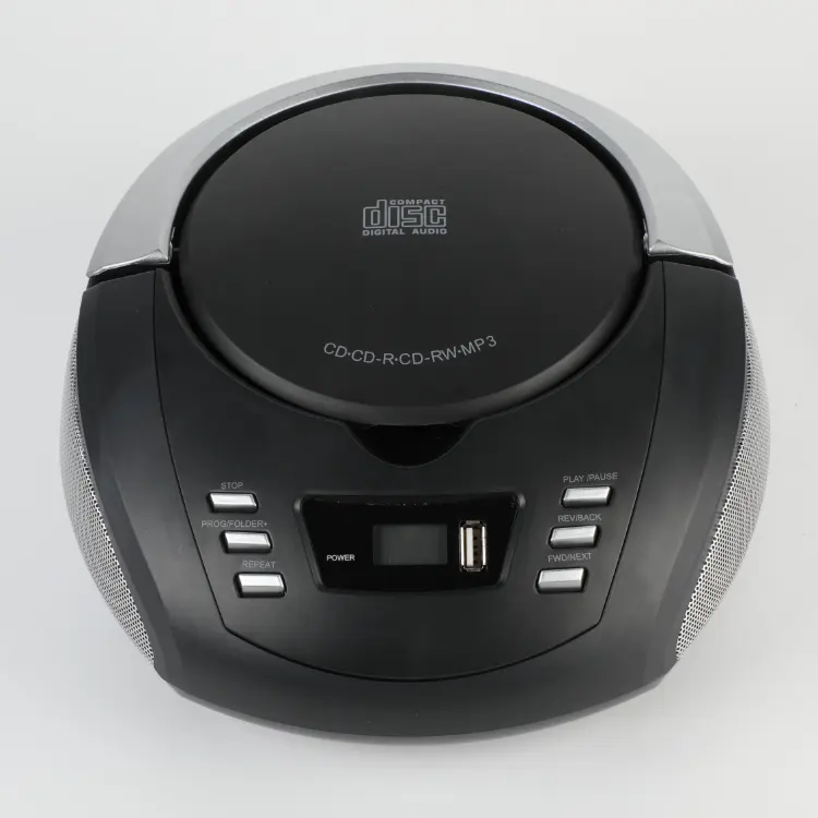 Yeni tasarım Retro taşınabilir oyuncu multimedya Cd Mp3 kaset Am Fm radyo hoparlör kaset Cd Boombox