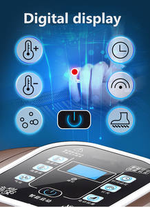 Elektrisches Fußmassagegerät mit acht Massagerollen, Zeitsteuerung und Temperaturregelung von 35-48 Grad. - Product Image 2