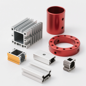 Perfil extruido de carcasa de aluminio anodizado electrónico de gran tamaño anodizado - Product Image 4