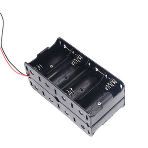 Soporte para batería tipo D de 8 celdas, caja portátil de 12V con cables para dispositivos electrónicos - Product Image 2