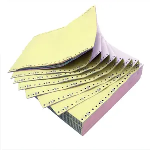 Cheap Price Continuous 2ply Paper for Dot Matrix NCR Paper Carbonless Paper 241*6000m