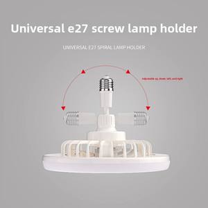 Ventilateur de plafond LED avec diffuseur de parfum, moteur DC, télécommande, variateur d'intensité, 5 vitesses, 5 pales, design moderne, montage encastré, plastique blanc - Product Image 4