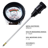 Nicetymètre ZD06 testeur de PH du sol, humidimètre du sol, électrode 295mm, étanche à l'eau, testeur de sol