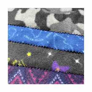 Tissu tricoté personnalisé en polaire 100D imprimé DTY - Product Image 1