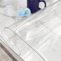Nappe en PVC sur mesure 1,0 mm – Film transparent souple en rouleau, formule super spéciale, effet verre