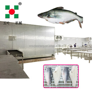 Sản lượng cao quy mô lớn sản xuất cá đông lạnh nhanh dây chuyền chế biến đông lạnh thực phẩm & đông lạnh nhanh & Tủ đông xoắn ốc - Product Image 2