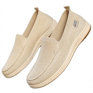 Men's Summer Walking Loafers-Slip-On Mesh Upper Breathable & Lightweight Durable <b>Cushioning</b> - Product Image 2