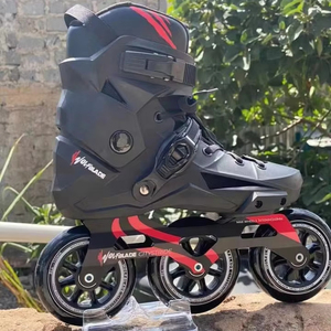 Patines en Línea YSMLE de Alto Rendimiento para Carreras, Patines de Velocidad para Adultos, Estilo Libre, Slalom, 110 mm, 3 Ruedas - Product Image 6