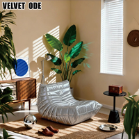 Sofá Modular en Forma de L, Estilo Cyberpunk, Ecológico, de Diseño Moderno, con Esponja, para Salón, Marca Ligne Ro-set