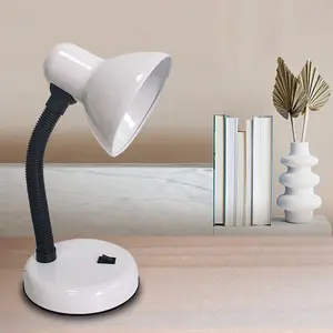 Lampu meja LED, lampu meja belajar dan baca Modern klasik Multi warna pilihan E27 bohlam Led fleksibel