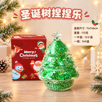 Ensemble de jouets anti-stress Maltose Squishy : Sapin de Noël, Père Noël, Bonhomme de neige, Pomme – Jouets à remontée lente pour soulager le stress et la tension – Cadeau