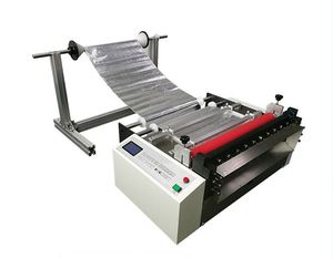 Máquina cortadora de película de hoja trasera completamente automática, cortador de bolsas de burbujas, cinturón tejido, máquina de corte cruzado, precio más bajo - Product Image 4