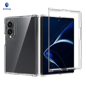 <span class=keywords><strong>Coque</strong></span> de téléphone portable <span class=keywords><strong>anti</strong></span>-<span class=keywords><strong>jaunissement</strong></span> antichoc pour Samsung Z Fold 8, <span class=keywords><strong>coque</strong></span> de protection pliable transparente avec coins renforcés par airbag - Product Image 1