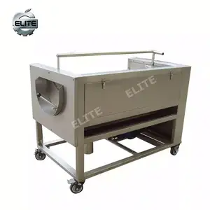 High efficiency soft brush cleaning machine for palm dates used for industry