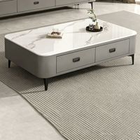 Meuble TV moderne en bois avec pieds en acier, table de rangement, table basse pour salon, mobilier de maison