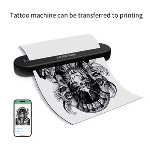 Papel de Transferencia Térmica Desechable para Tatuajes, Rollo de Papel para Esténciles de 22x5cm, para Copiadora e Impresora, Uso Profesional en Arte Corporal - Product Image 4