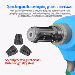 Pistola de remache de ranura de anillo eléctrica ROCOL con remache de enchufe de sellado de Baterí<span class=keywords><strong>a</strong></span> de 18V de grado industrial HD40 - Product Image 3