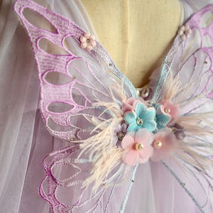 <span class=keywords><strong>Robe</strong></span> Tutu de 1ère Communion Blanche Tenue de Cérémonie de Mariage pour Bébé, Vêtement de Gala, Fille Élégante - Product Image 4