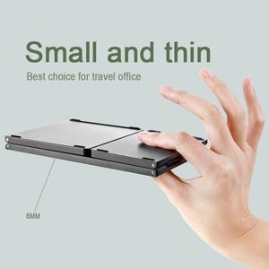 Hot Sale Foldable Touchpad Portable Wireless Rechargeable Slim Pocket Folding Keyboard - Product Image 6