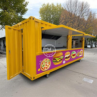 40ft 20ft Customize Modern Outdoor Modular Shipping Restaurant Extensible Fullu Cuisine équipée Petit conteneur d'expédition Bar