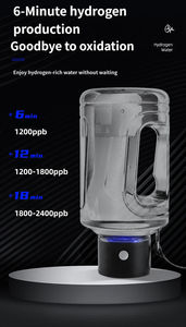 Generador de Agua Rica en Hidrógeno Molecular Portátil de Plástico con USB/Batería, Botella Deportiva con Filtro, para Uso Doméstico y al Aire Libre - Product Image 3
