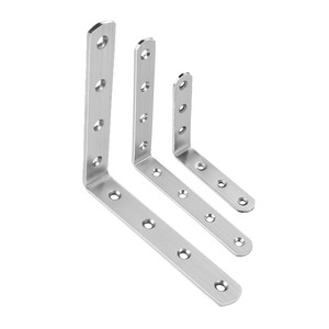 Supports d'angle en acier inoxydable à résonance, en forme de L, à 90 degrés, pour connecteurs de meubles, tables et chaises - Product Image 2